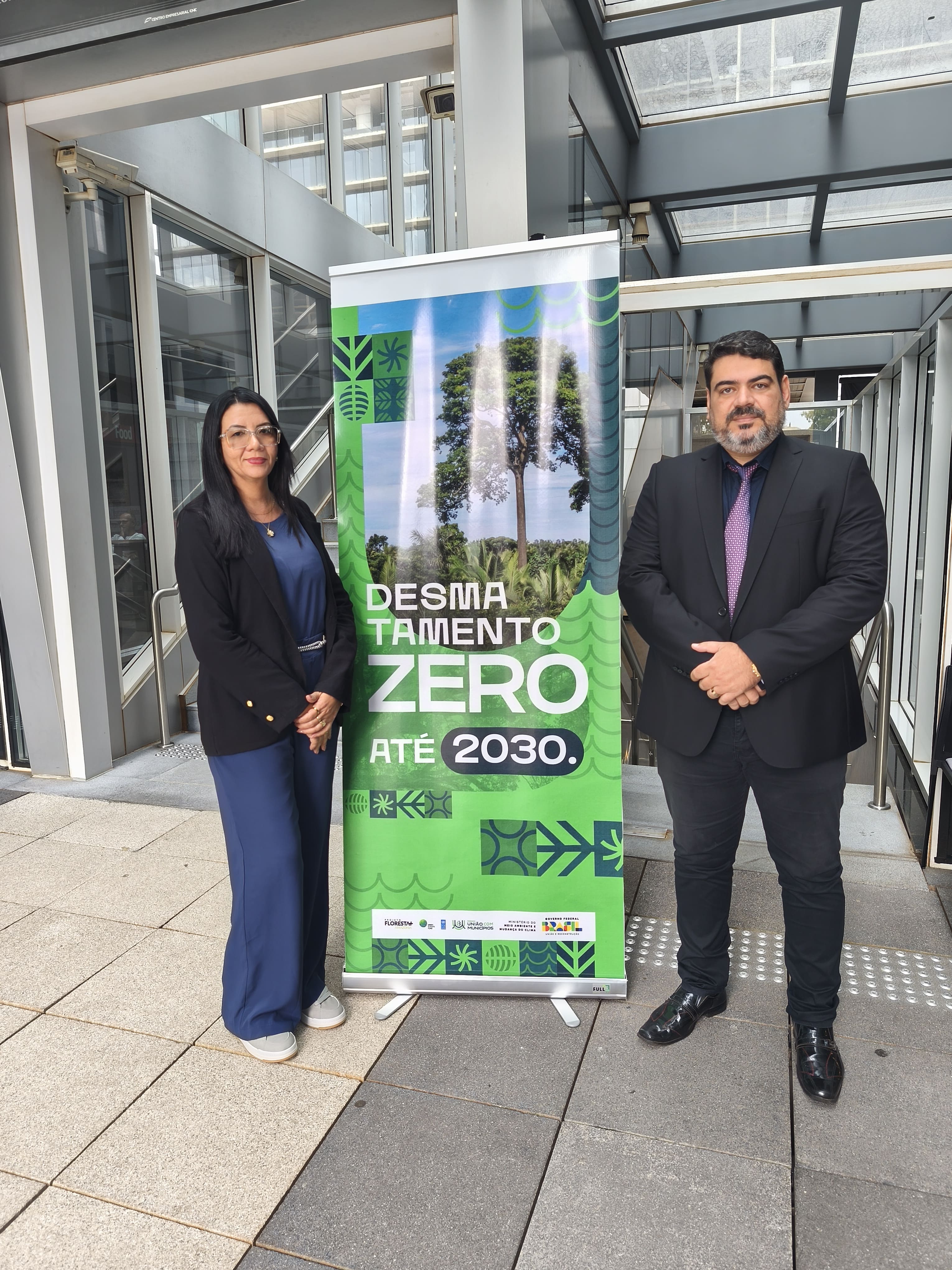 Vice-prefeito Moadil Fernando participou do Programa união com municípios em Brasília.