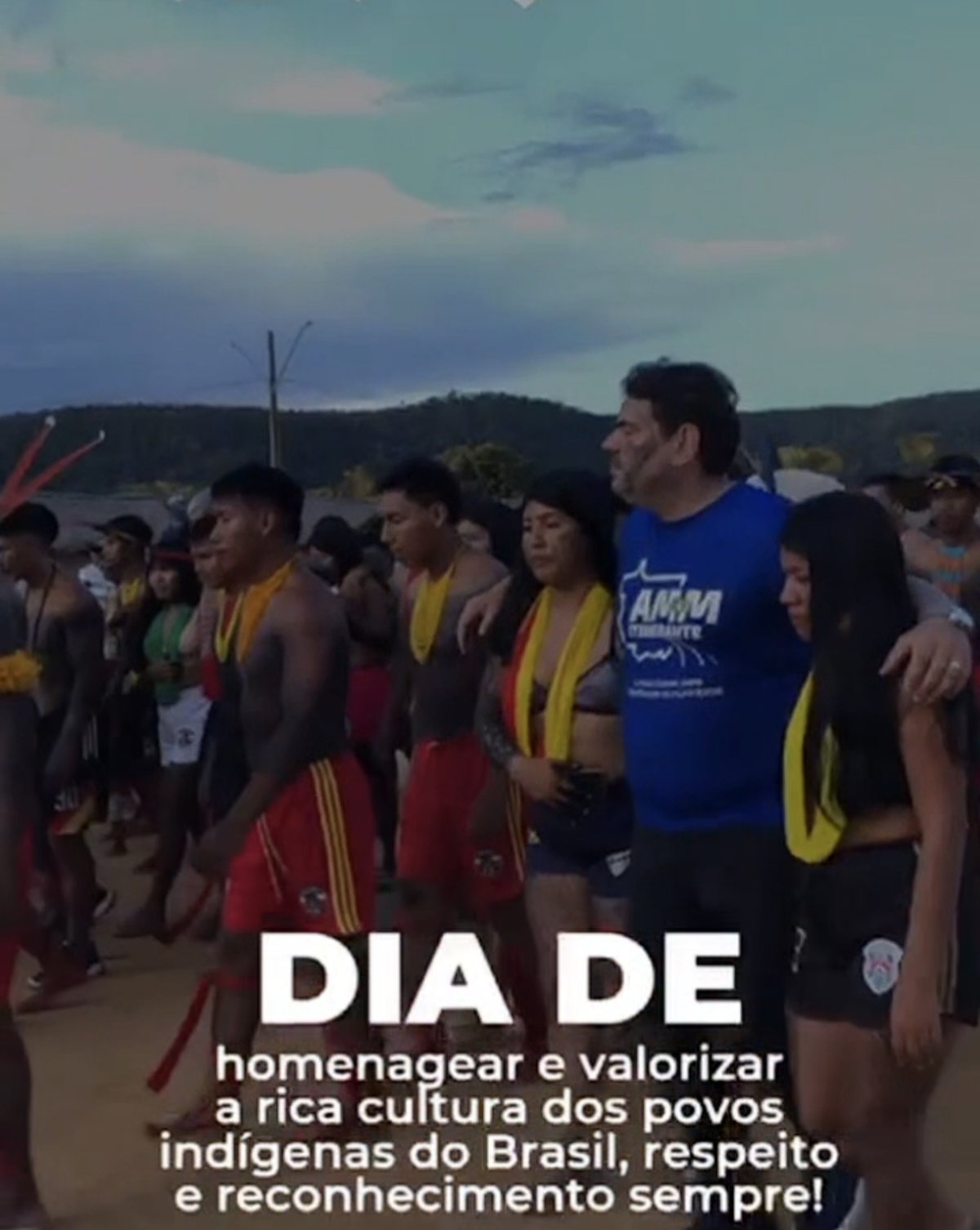 Vice-prefeito Moadil Fernando participa do Dia dos Povos Originários na Aldeia Urubu Branco.
