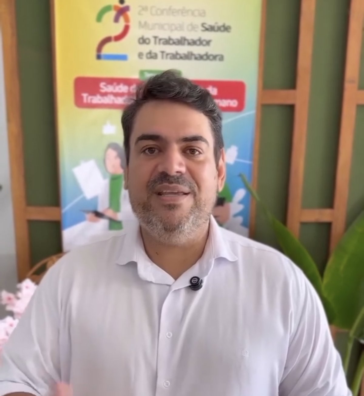 Vice-prefeito Moadil Fernando participa da 2ª Conferência de Saúde.