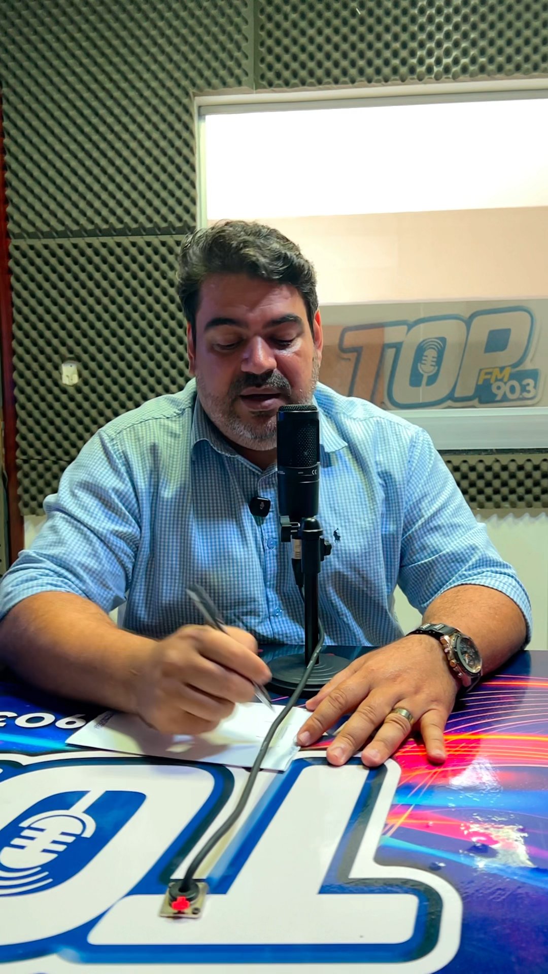 Entrevista na Rádio Top FM. 1 Parte.